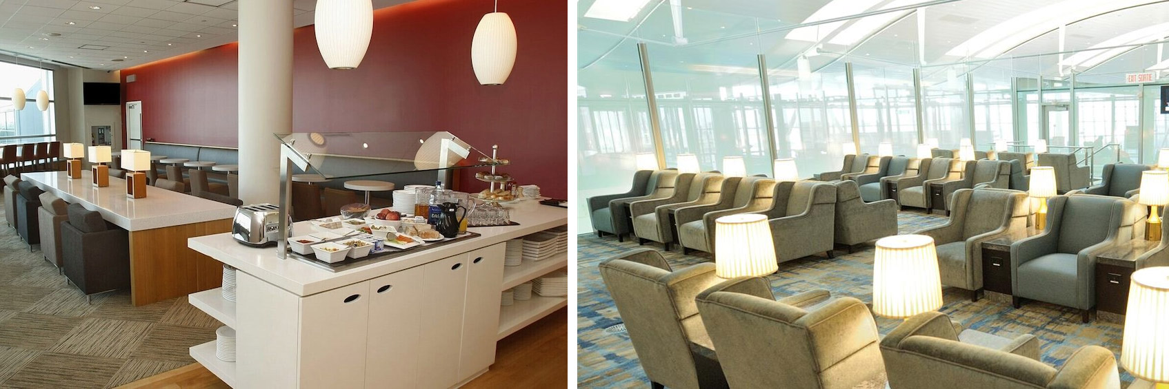 Lounges at Toronto Pearson Airport